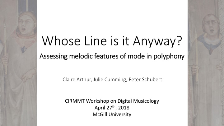 Melodic Features of Mode in Polyphony