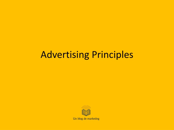 Advertising Principles and Components