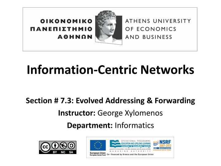 Evolved Addressing and Forwarding in Information-Centric Networks