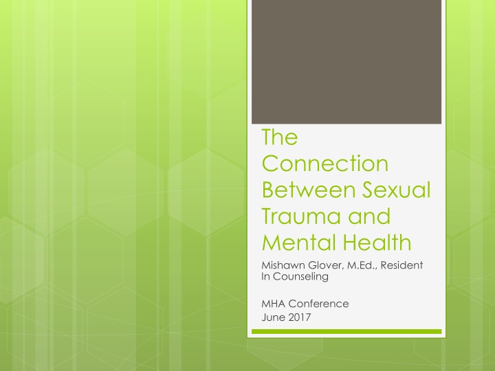 The Link Between Sexual Trauma and Mental Health