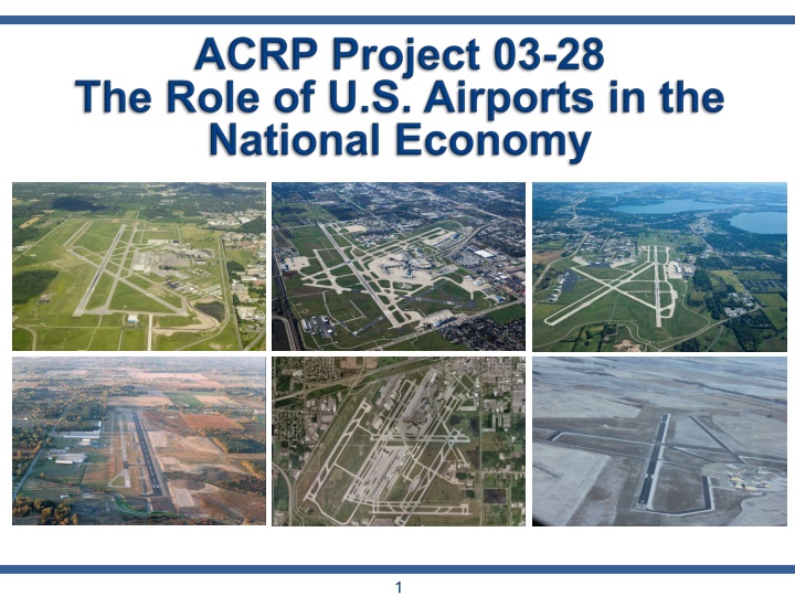 The Economic Impacts of U.S. Airports