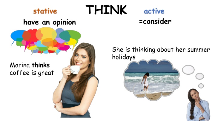 Stative and Active Verbs in Present Simple and Present Continuous