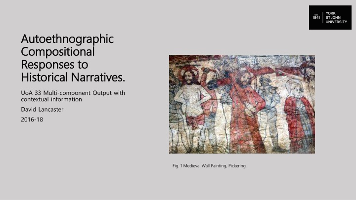 Historical Narratives through Music and Art