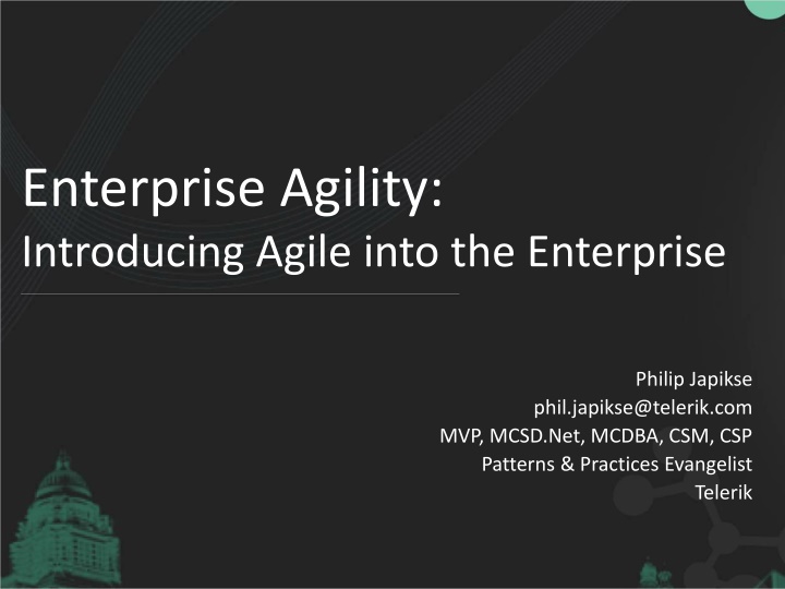 Agile Practices in Enterprise: A Comprehensive Overview