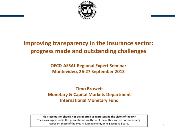 Progress and Challenges in Enhancing Transparency in Insurance Sector