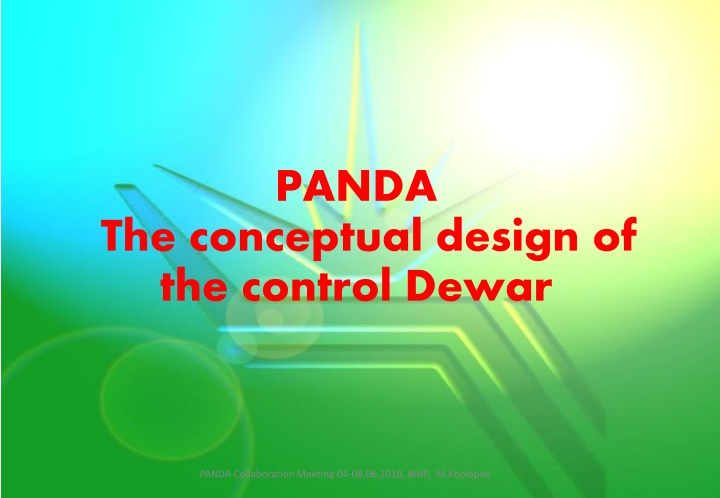 Conceptual Design and Assembly Process of PANDA Control Dewar
