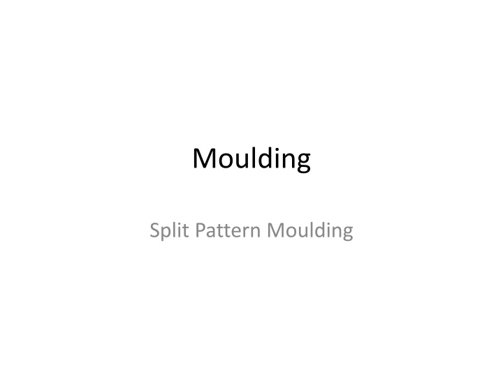 Guide to Moulding Process in Manufacturing