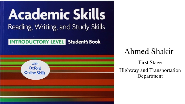 Language Skills Development Materials for Highways and Transportation Department