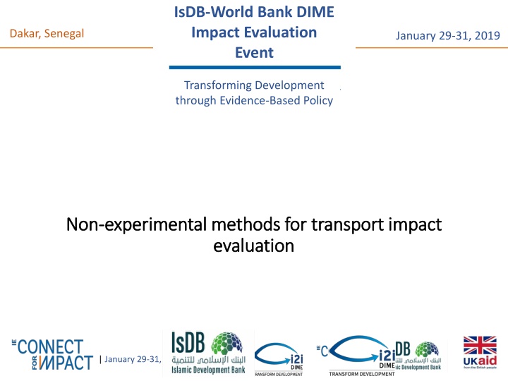 Impact Evaluation for Evidence-Based Development
