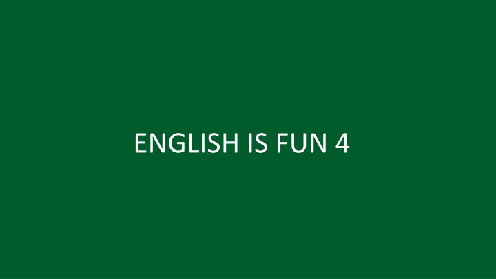 English is Fun: Interactive Learning Activities for Language Practice