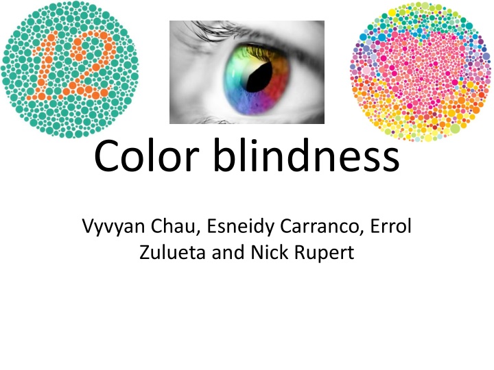Color Blind Example Powerpoint Color Blindness: Types, History, and Impacts PPT | SlideOrbit