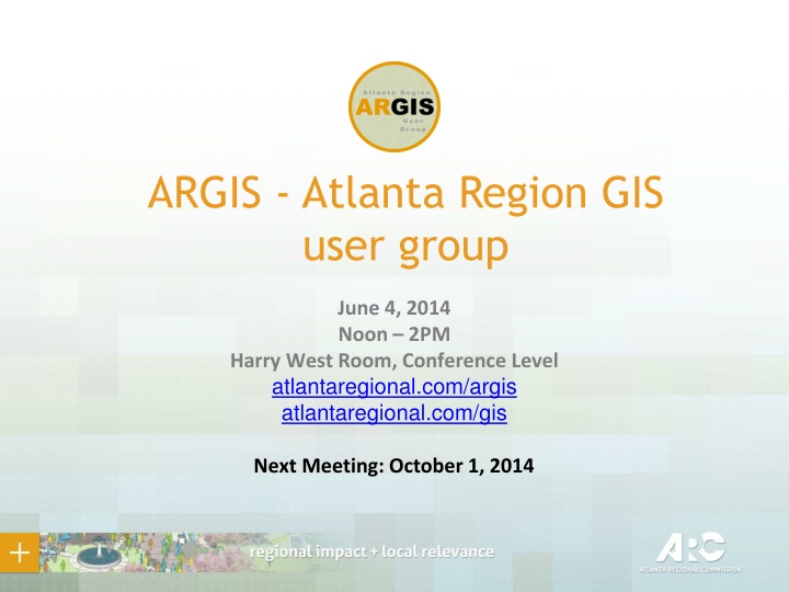 GIS Events and Training Updates in Atlanta Region