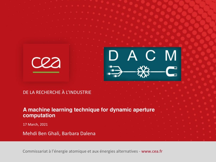 Machine Learning Technique for Dynamic Aperture Computation in Circular Accelerators
