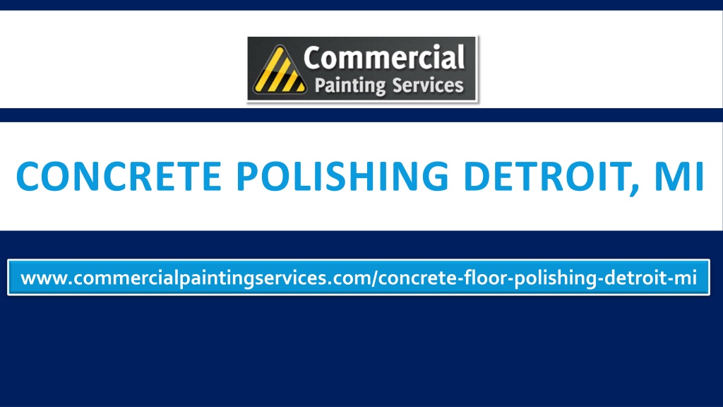 concrete polishing detroit mi l.w