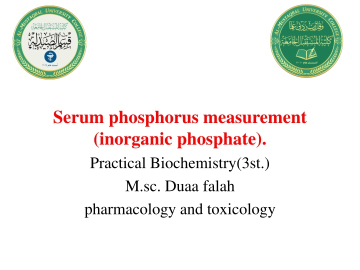 Serum Phosphorus: Importance, Measurement, and Functions