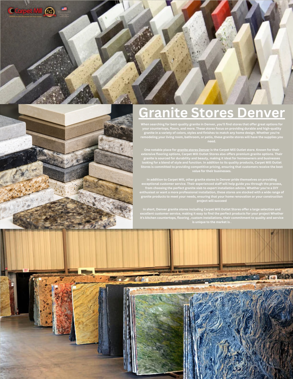 granite stores denver when searching for best l.w