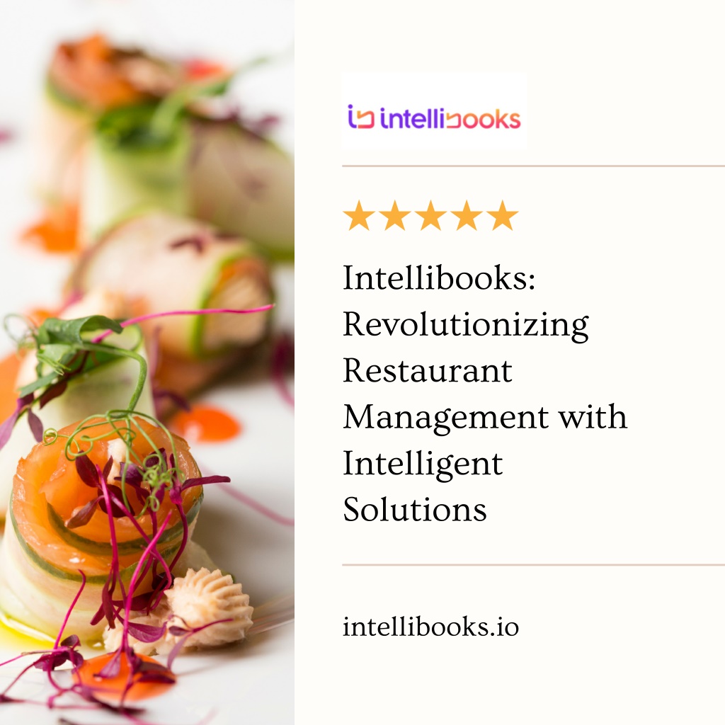 intellibooks revolutionizing restaurant l.w