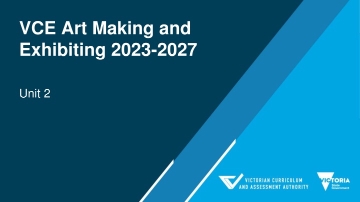 VCE Art Making and Exhibiting Study Specifications