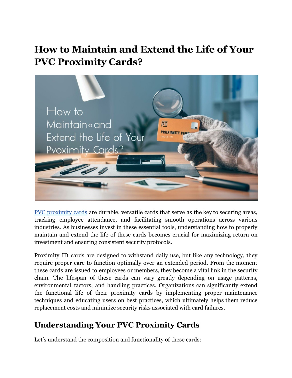 how to maintain and extend the life of your l.w