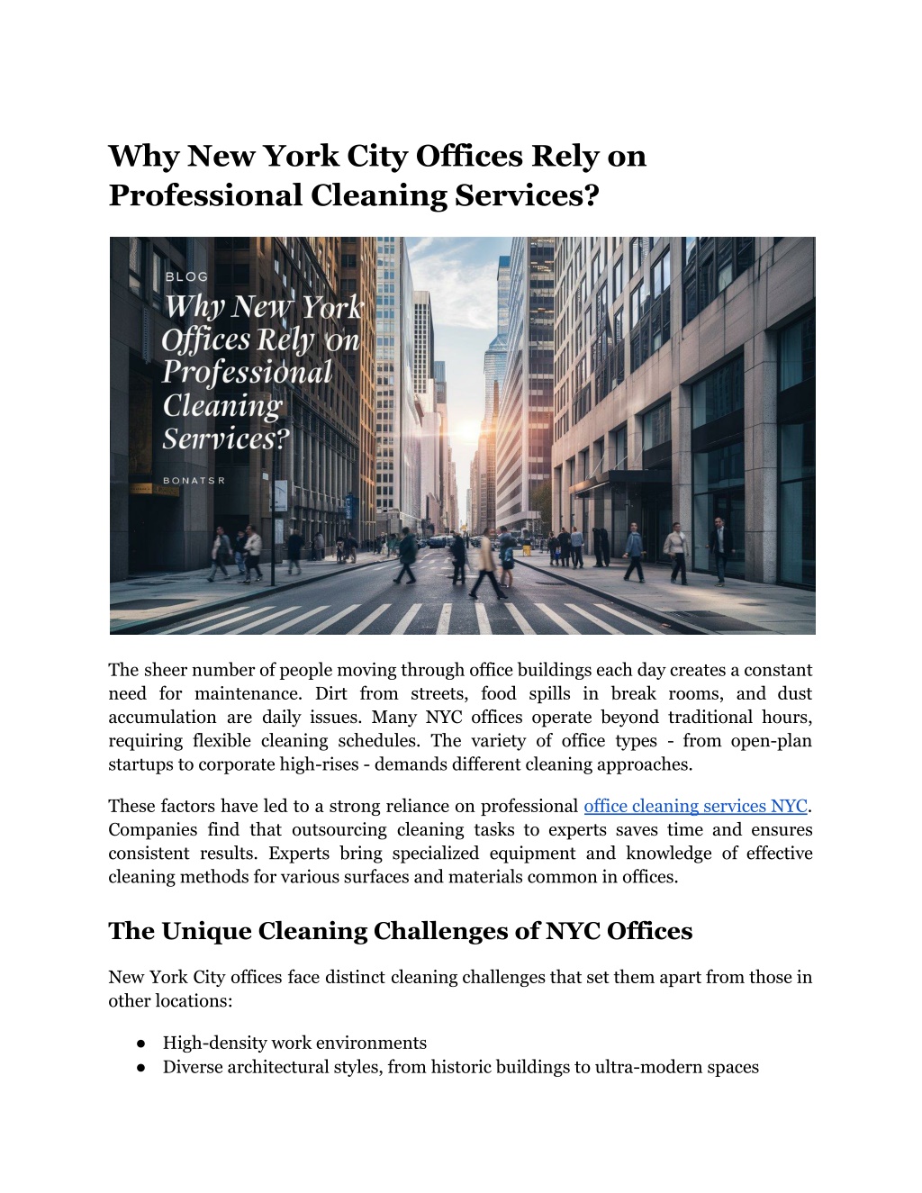 why new york city offices rely on professional l.w