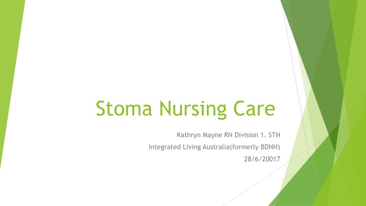 Stoma Care in Gastrointestinal Nursing