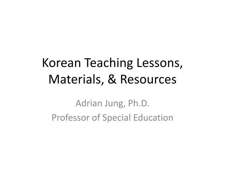 Free Online Korean Lessons and Resources for Language Learners