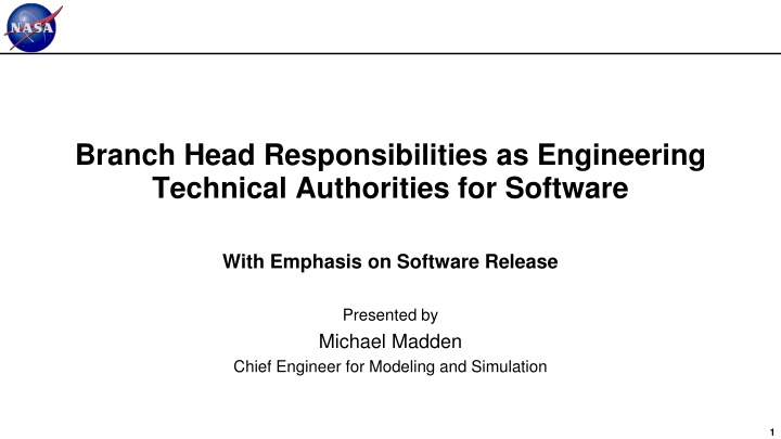 Branch Head Responsibilities in Engineering for Software Release