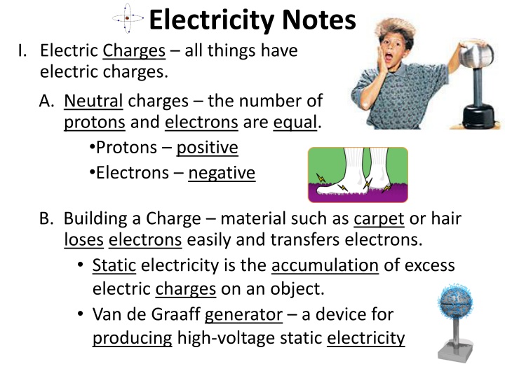 Electricity: Charges, Conductors, Insulators, and Storms