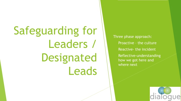 Three-Phase Approach to Safeguarding for Leaders