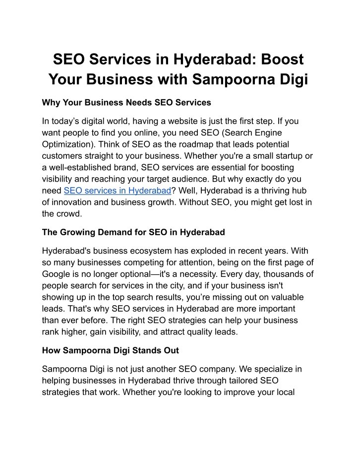 seo services in hyderabad boost your business n.w