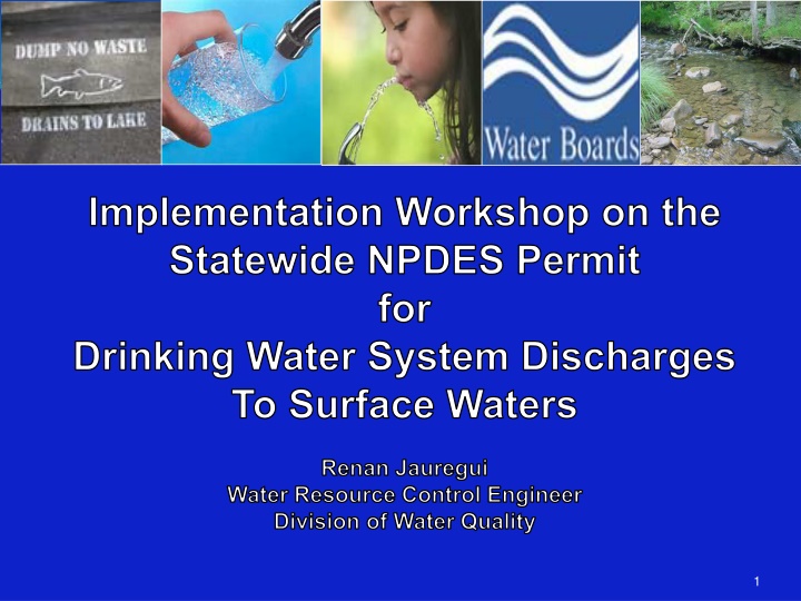 NPDES Permits and Effluent Limitations