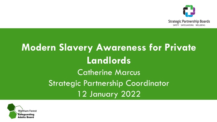 Modern Slavery Awareness for Private Landlords