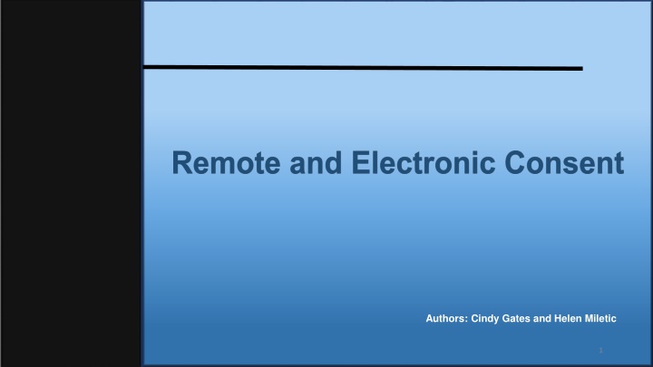 Remote Informed Consent Process for Research Studies