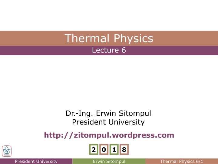 Adiabatic Processes in Thermal Physics
