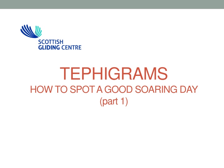 Tephigrams for Soaring Weather Forecasting