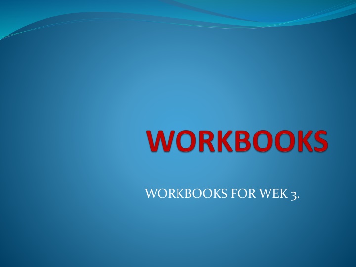 Diverse Workbook Recommendations for Week 3 Learning Activities