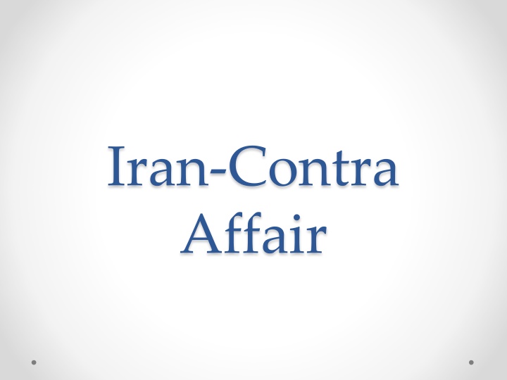 The Iran-Contra Affair and the 1953 Iranian Coup d'État