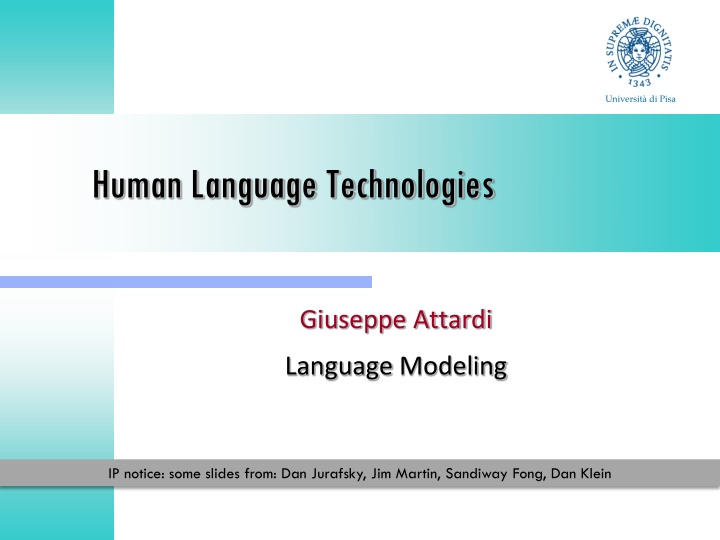 Language Modeling: An Overview of Probabilistic Models and Applications