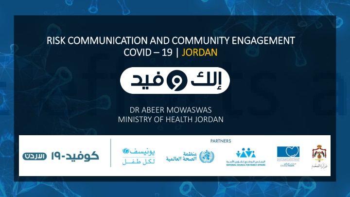 Risk Communication and Community Engagement in Jordan's COVID-19 Response