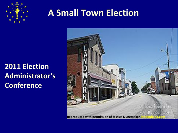 Small Town Elections: Procedures and Responsibilities