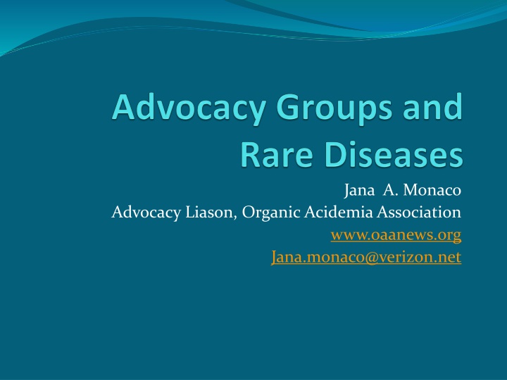 Organic Acidemia Advocacy: The Monaco Family Story