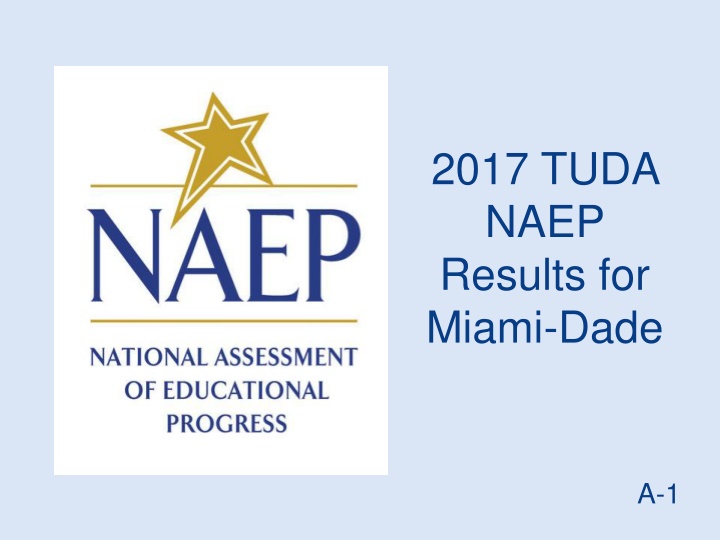 Impressive 2017 NAEP TUDA Results for Miami-Dade County Education