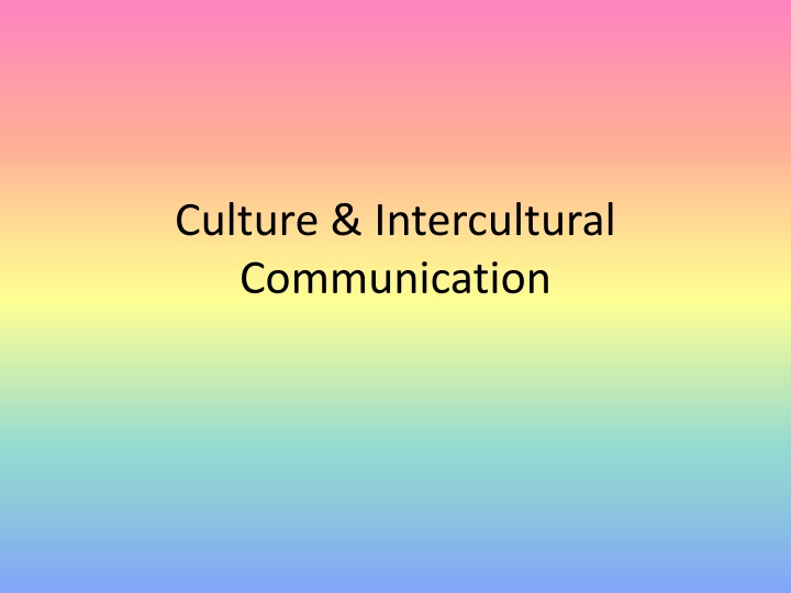 The Impact of Culture on Communication
