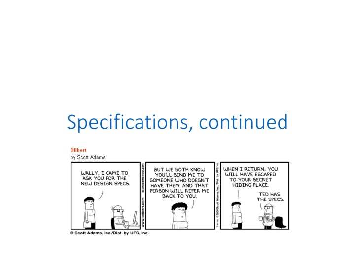 Specification Strength and Substitutability