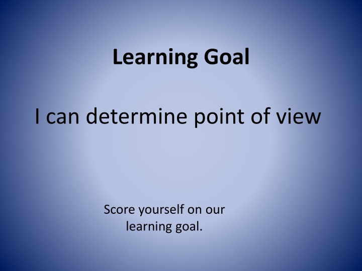 Point of View in Literature