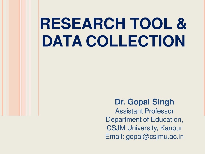 Research Data Collection and Importance