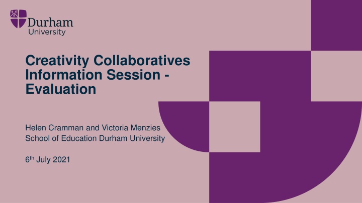 Rationale and Framework for Evaluating Creativity Collaboratives