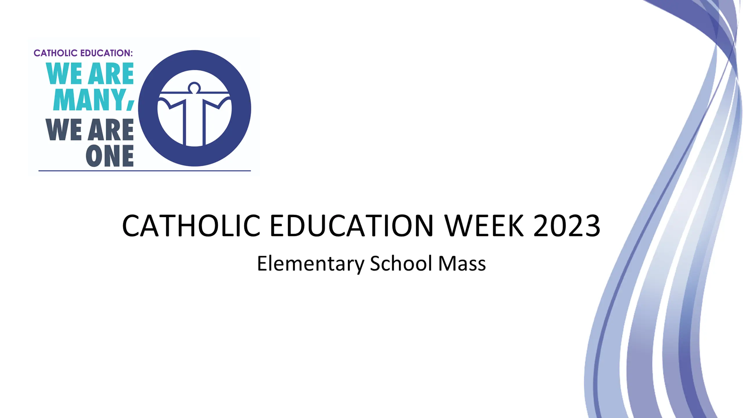Catholic Education Week 2023: Elementary School Mass