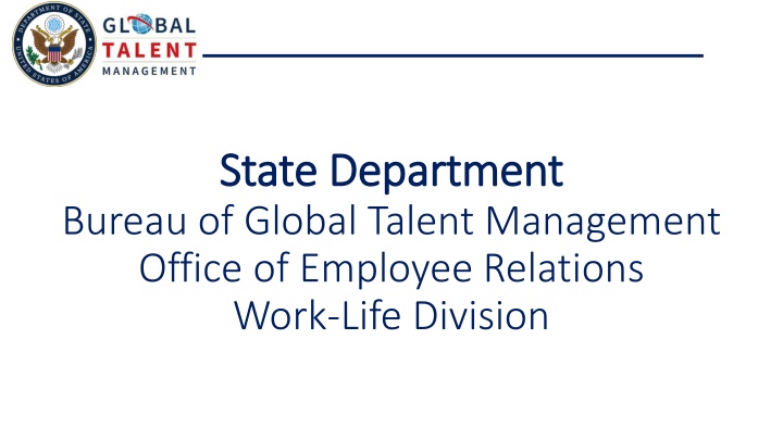 State Department Employment Telework Overview