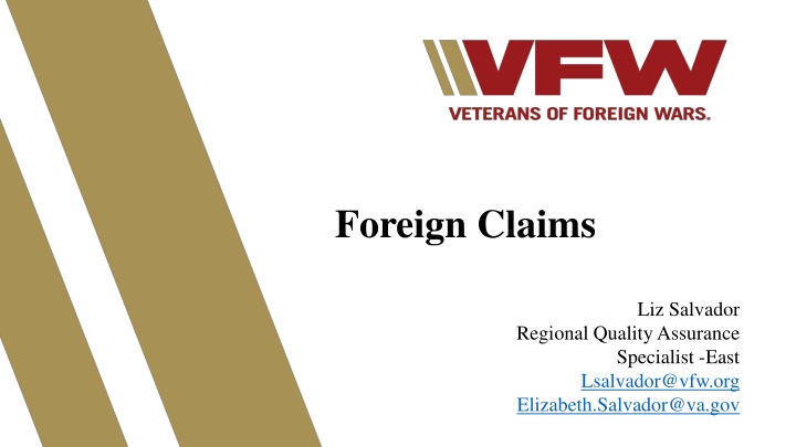 Foreign Claims Processing for Veterans Overseas